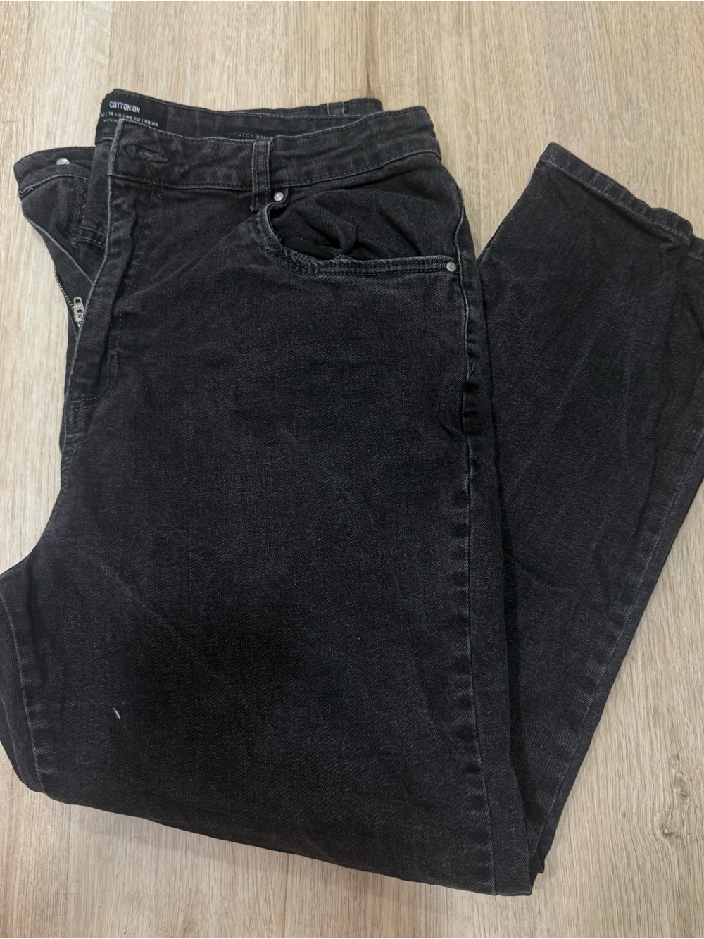 Cotton On Women's Black Straight Leg Jeans